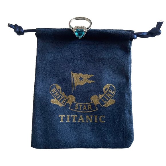 Titanic Ring Heart of the Ocean Ring Girls Women Heart Rings - Picture 7 of 7
